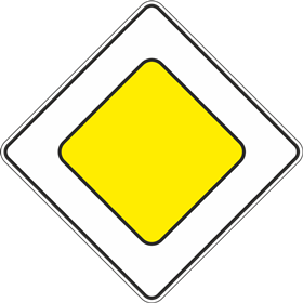 Дорожный знак главная дорога